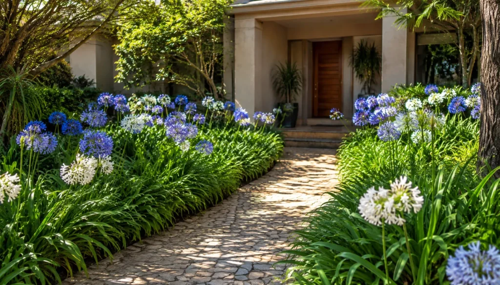 Caminho de jardim residencial