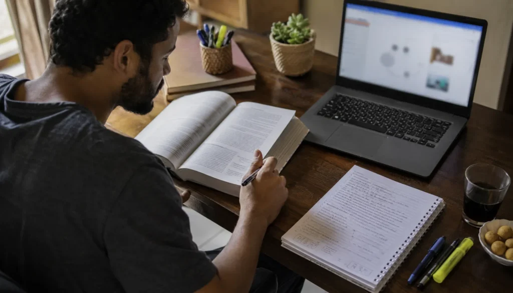 Memória de trabalho durante o estudo
