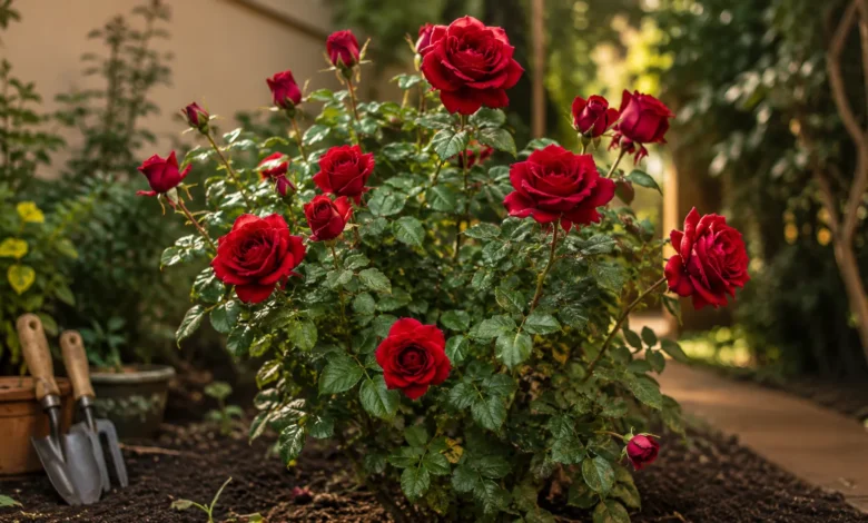 Como plantar rosas vermelhas